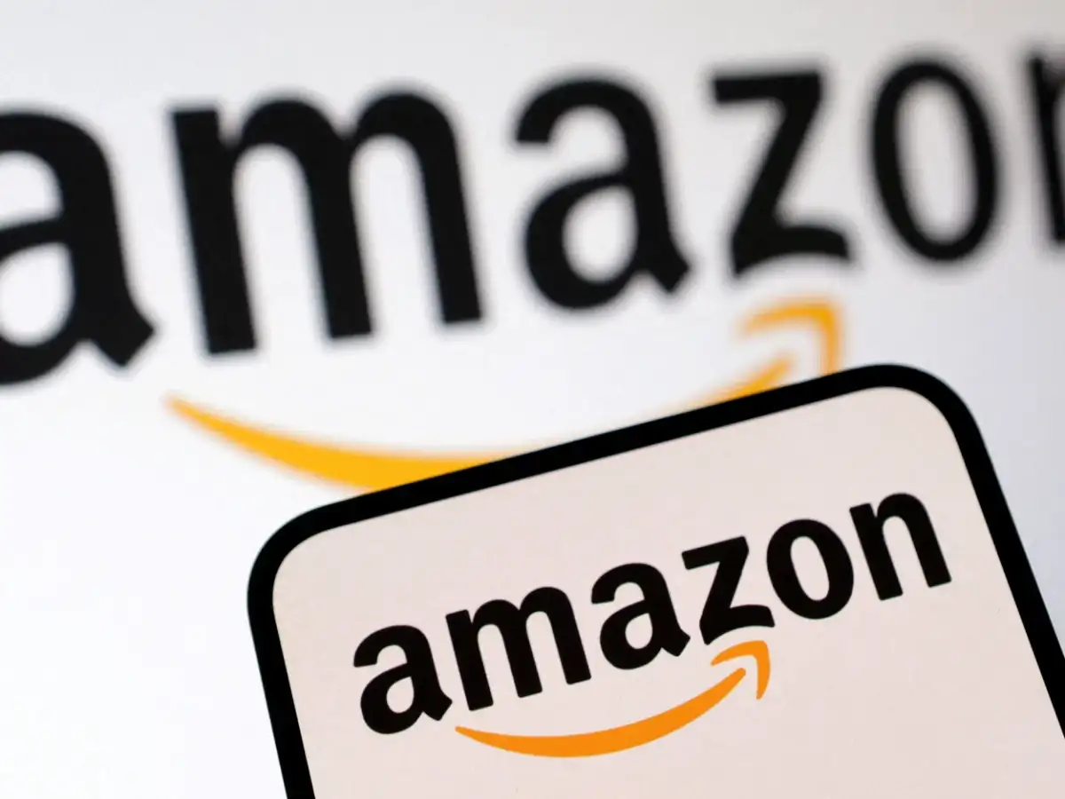 FILE PHOTO: Illustration shows Amazon logo FILE PHOTO: Illustration shows Amazon logo